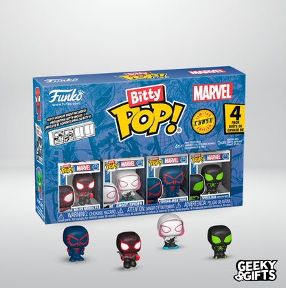 Funko Bitty Pop Marvel: SpiderMan - Miles Morales 4 Pack