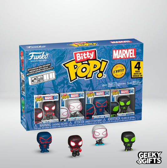 Funko Bitty Pop Marvel: SpiderMan - Miles Morales 4 Pack