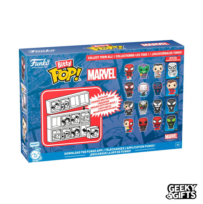 Funko Bitty Pop Marvel: SpiderMan - SpiderMan 4 Pack