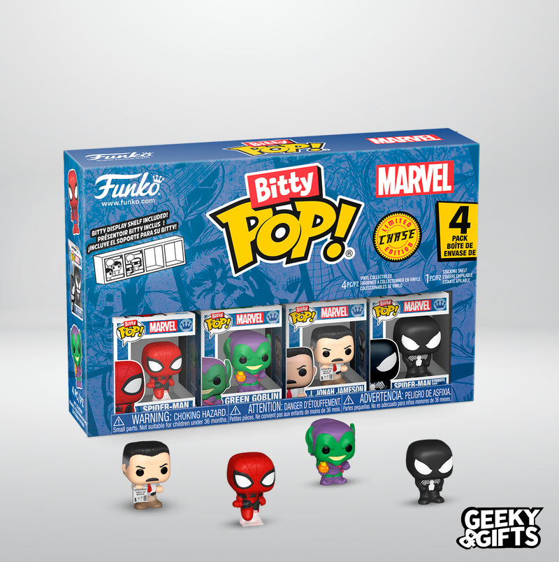 Funko Bitty Pop Marvel: SpiderMan - SpiderMan 4 Pack