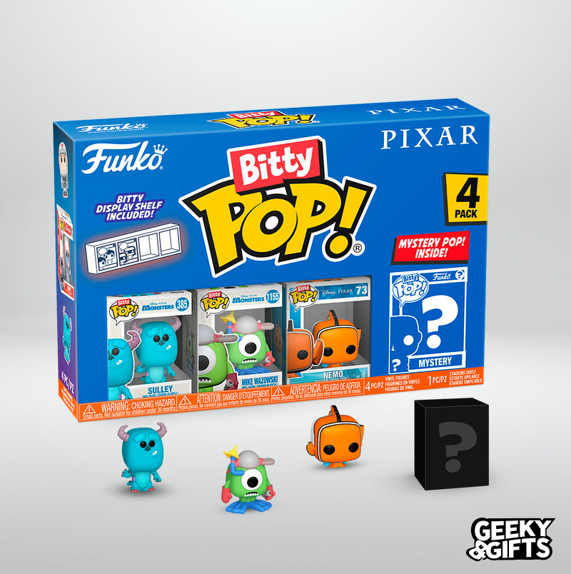 Preventa Funko Bitty Pop: Pixar - Monsters Inc 4 Pack