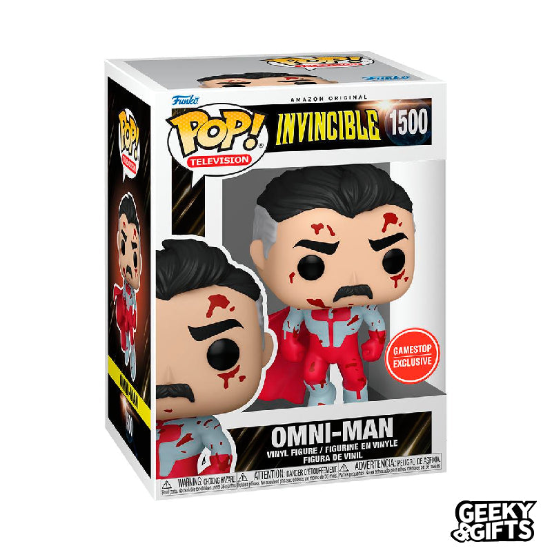 Funko Pop Television: Invincible - Omni-Man Bloody Variant 1500 Gamestop Exclusive