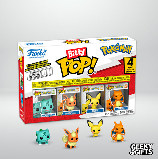 Funko Bitty Pop Games: Pokemon - Bulbasaur 4 Pack