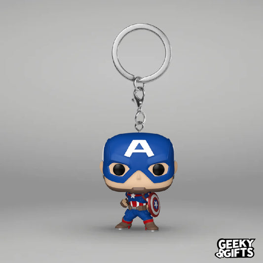 Preventa Funko Pocket Pop Keychain: Marvel New Classics - Captain America