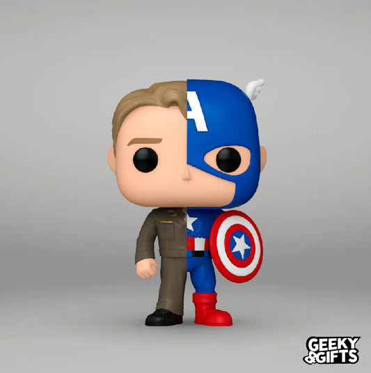 Preventa Funko Pop Marvel: Alter Ego - Steve Rogers Captain America 1431