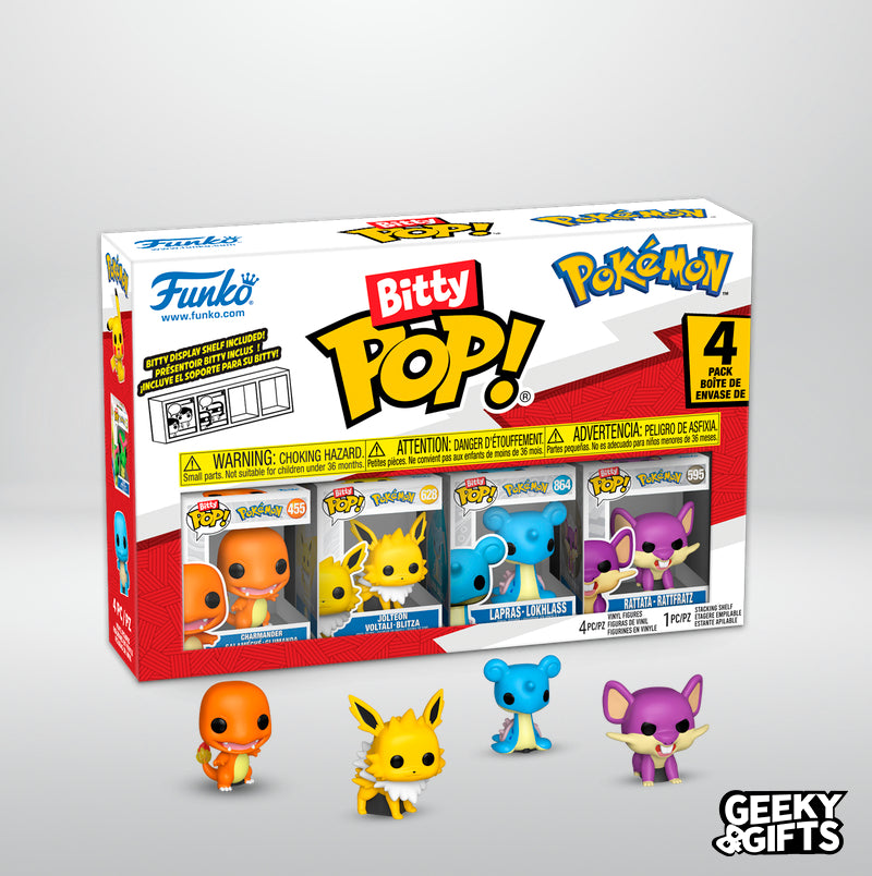 Funko Bitty Pop Games: Pokemon - Charmander 4 Pack