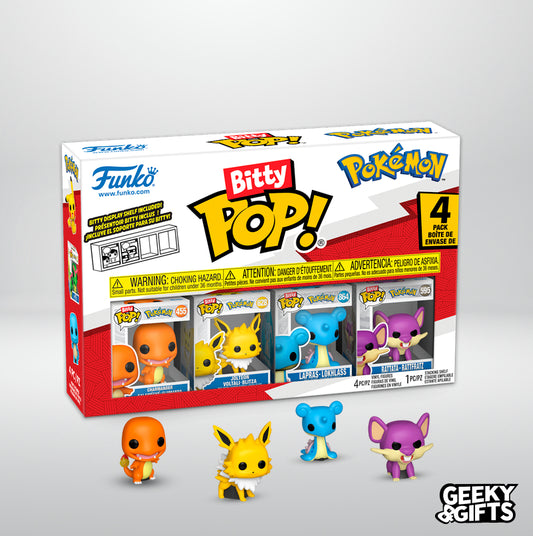 Funko Bitty Pop Games: Pokemon - Charmander 4 Pack