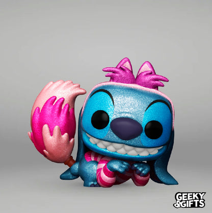 Funko Pop Disney: Stitch in Costume - Stitch as Cheshire Cat 1460 Glitter Diamond