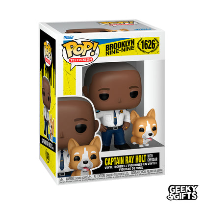 Preventa Funko Pop Television: Brooklyn Nine-Nine - Captain Ray Holt with Cheddar 1626