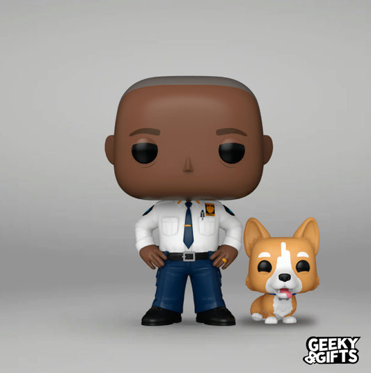 Preventa Funko Pop Television: Brooklyn Nine-Nine - Captain Ray Holt with Cheddar 1626