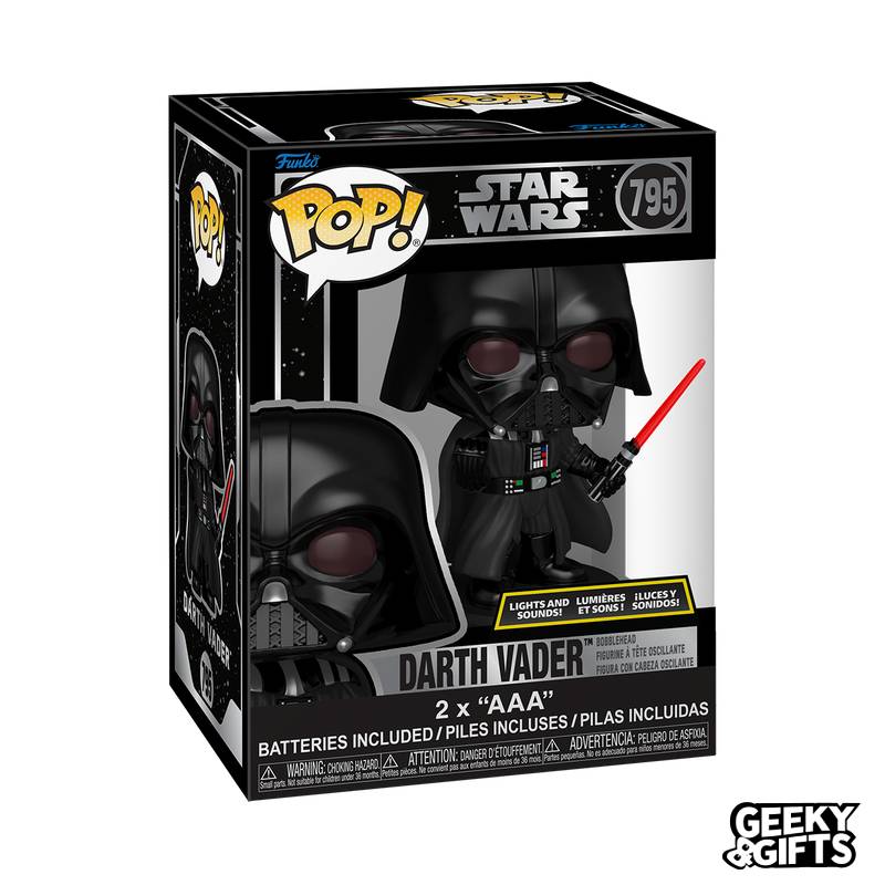 Preventa Funko Pop Star Wars: Star Wars - Darth Vader 795 Lights and Sound
