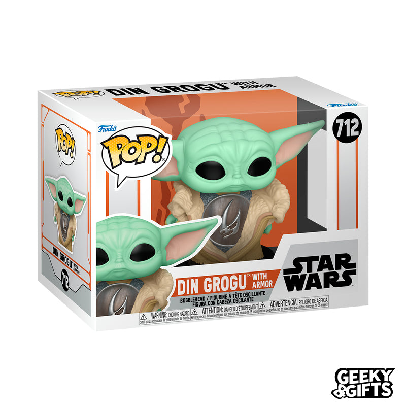 Funko Pop Star Wars: The Mandalorian - Din Grogu with Armor 712