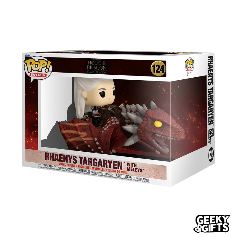 Preventa Funko Pop Rides: House of the Dragon - Rhaenys Targaryen con Meleys 124