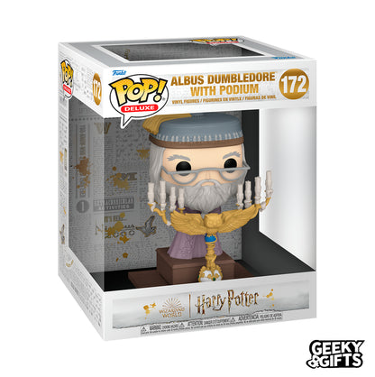 Funko Pop Deluxe: Harry Potter - Albus Dumbledore with Podium 172