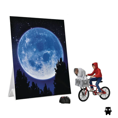 Neca Action Figure ET & Elliot With Bicycle