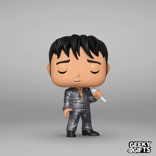 Funko Pop Rocks: Elvis 68 Comeback Special 188 - Entertaiment Earth