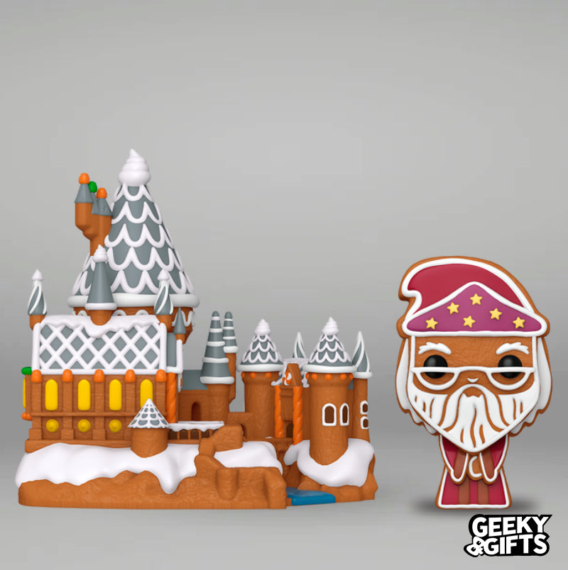 Preventa Funko Pop Town: Harry Potter - Gingerbread Albus Dumbledore and Hogwarts 42