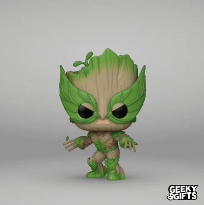 Preventa Funko Pop Marvel: We are Groot - Groot as Wolverine 1396