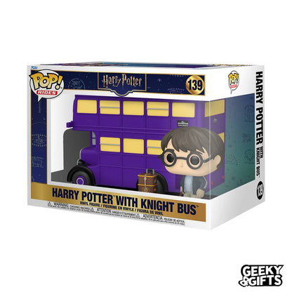 Preventa Funko Pop Rides: Harry Potter - Harry Potter with Knight Bus 139