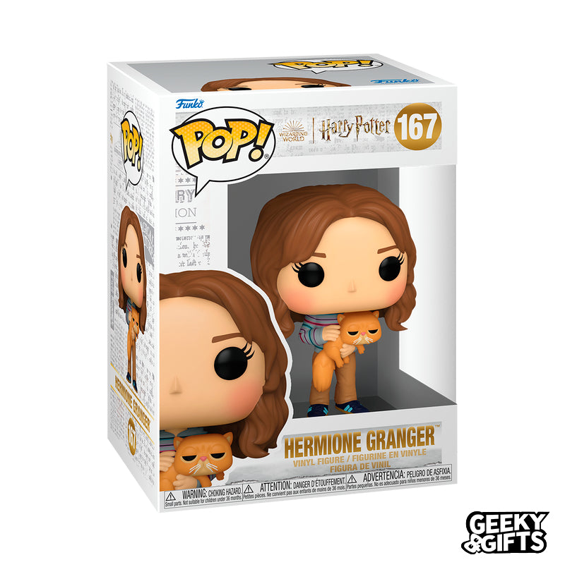 Funko Pop Movies: Harry Potter - Hermione Granger with Crookshanks 167