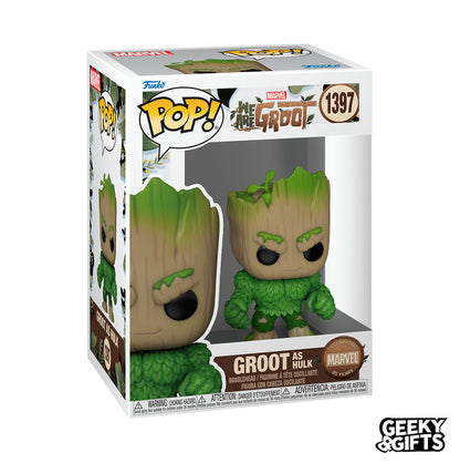 Funko Pop Marvel: We are Groot - Groot as Hulk 1397