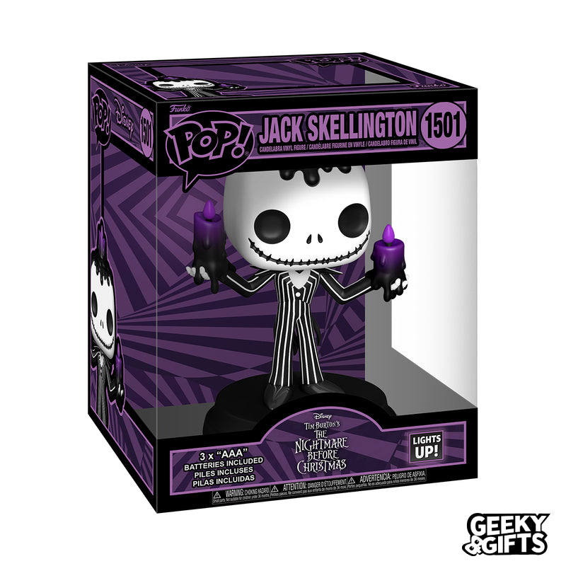 Funko Pop Super: The Nightmare Before Christmas - Jack Skellington 1501 Lights Up