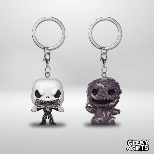 Preventa Funko Pop Keychain: El Extraño Mundo de Jack - Jack y Oogie Boogie 2 Pack