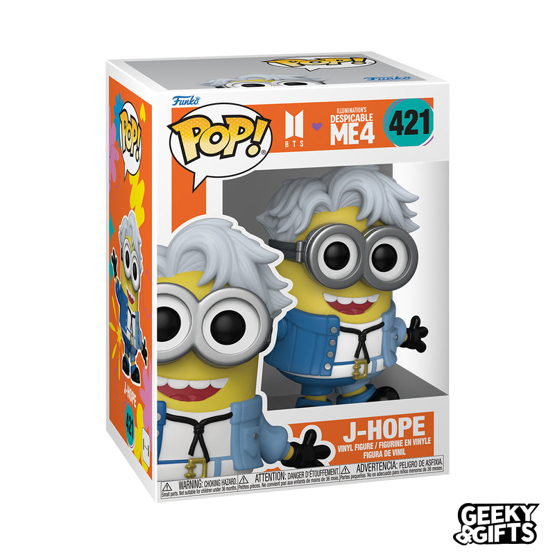 Preventa Funko Pop Rocks: BTS X Minions - J-Hope 421