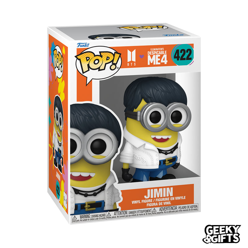 Preventa Funko Pop Rocks: BTS X Minions - Jimin 422