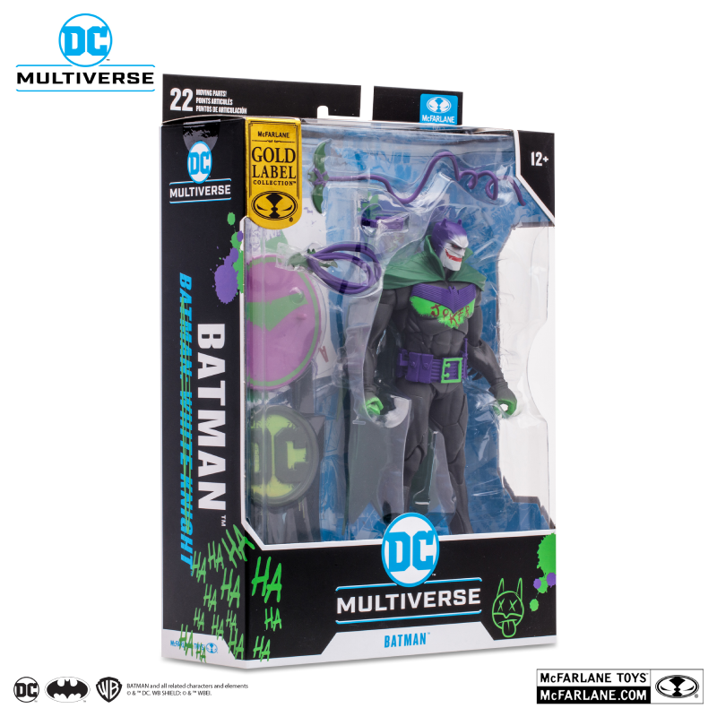 Mcfarlane DC Multiverse: Batman White Knight Jokerized - Gold Label