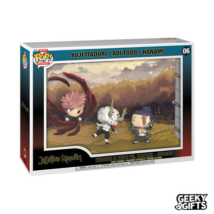 Funko Pop Deluxe Moment: Jujutsu Kaisen - Itadori y Todo vs Hanami 06