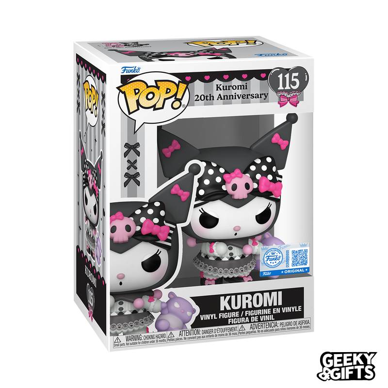 Preventa Funko Pop Sanrio: Kuromi 20th Anniversary - Kuromi with Baku 115