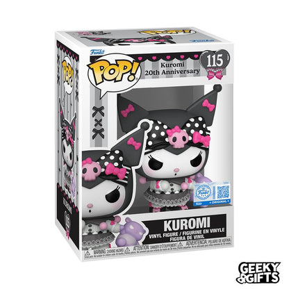 Preventa Funko Pop Sanrio: Kuromi 20th Anniversary - Kuromi with Baku 115