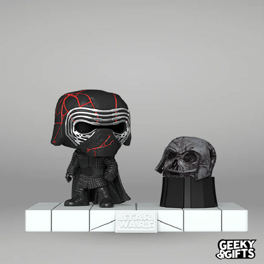 Funko Pop Moment: The Dark Side - Kylo Ren with Darth Vader Helmet 739