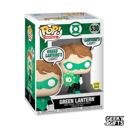 Preventa Funko Pop Heroes: DC comics - Green Lantern Beware My Power Glow 530