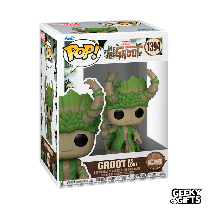 Funko Pop Marvel: We are Groot - Groot as Loki 1394