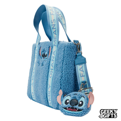 Loungefly Disney: Lilo y Stitch - Stitch Bolso y Monedero De Peluche