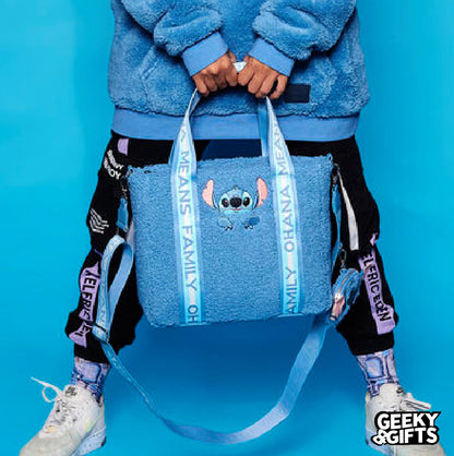 Loungefly Disney: Lilo y Stitch - Stitch Bolso y Monedero De Peluche