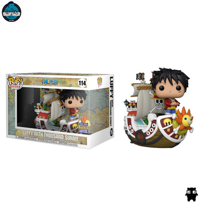 Funko Pop Rides Luffy With Thousand Sunny 114