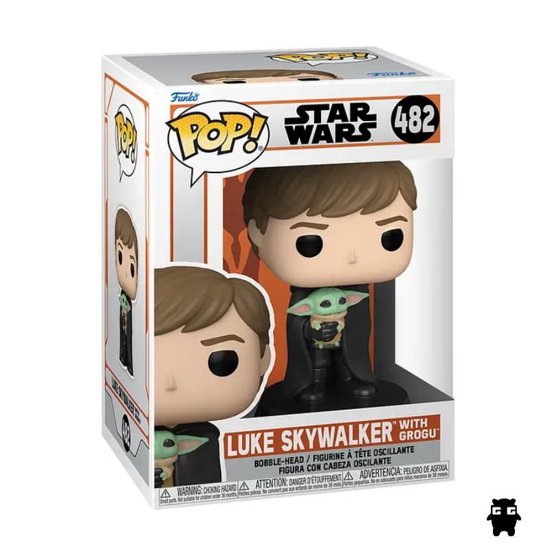 Funko Pop Star Wars: The Book Of Boba Fett - Luke Skywalker With Grogu 583