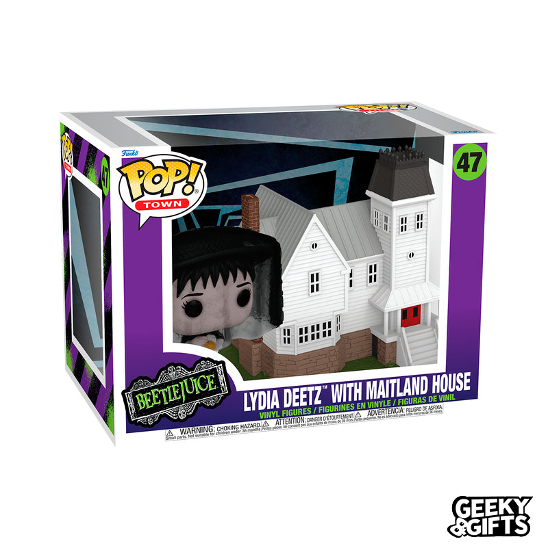 Preventa Funko Pop Town: Beetlejuice - Lydia Deetz with Maitland House 47