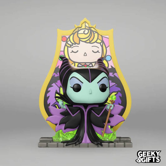 Preventa Funko Pop Deluxe: Sleeping Beauty - Malefica Stained Glass 1610