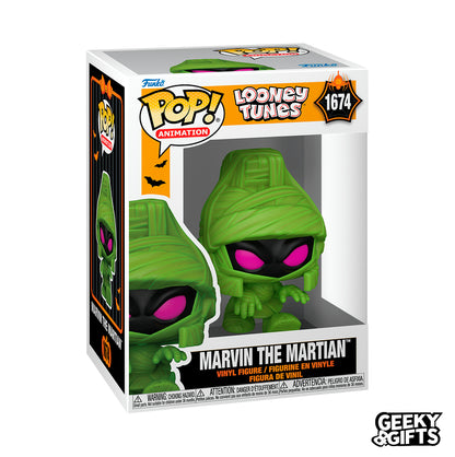 Funko Pop Animation: Looney Tunes - Marvin el Marciano con Disfraz de Momia 1674