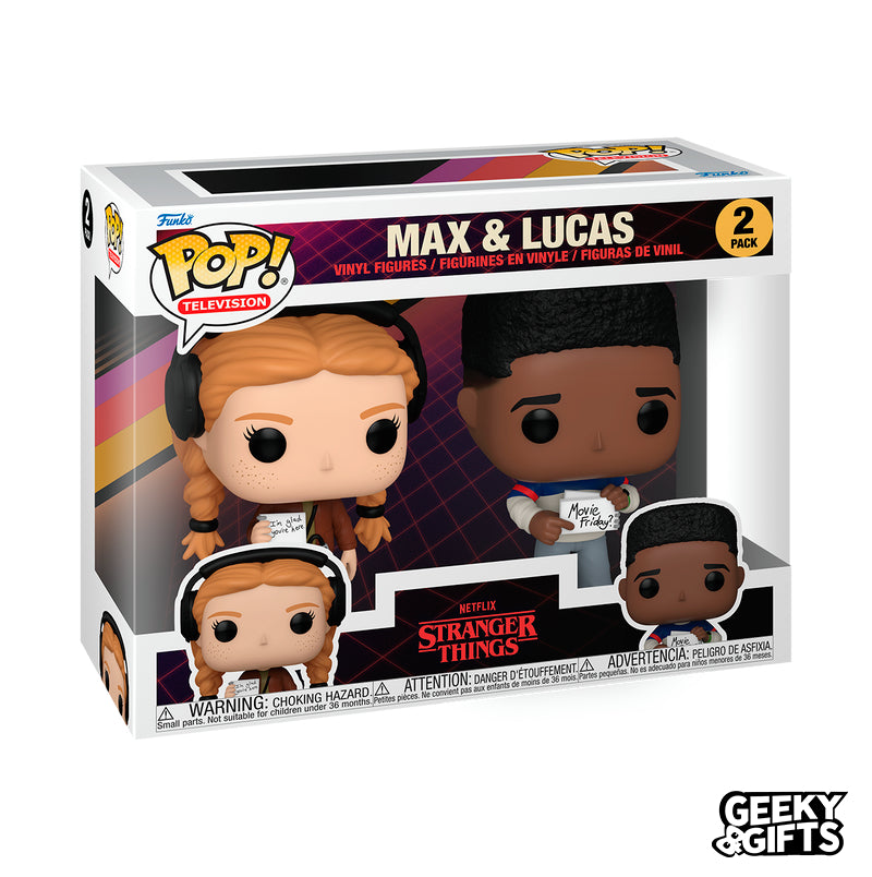 Funko Pop Television: Stranger Things - Max and Lucas 2 Pack