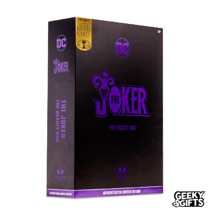McFarlane DC Multiverse: Batman and The Joker The Deadly Duo - The Joker Gold Label