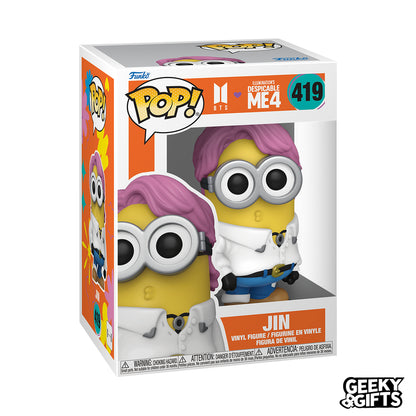 Preventa Funko Pop Rocks: BTS X Minions - Jin 419