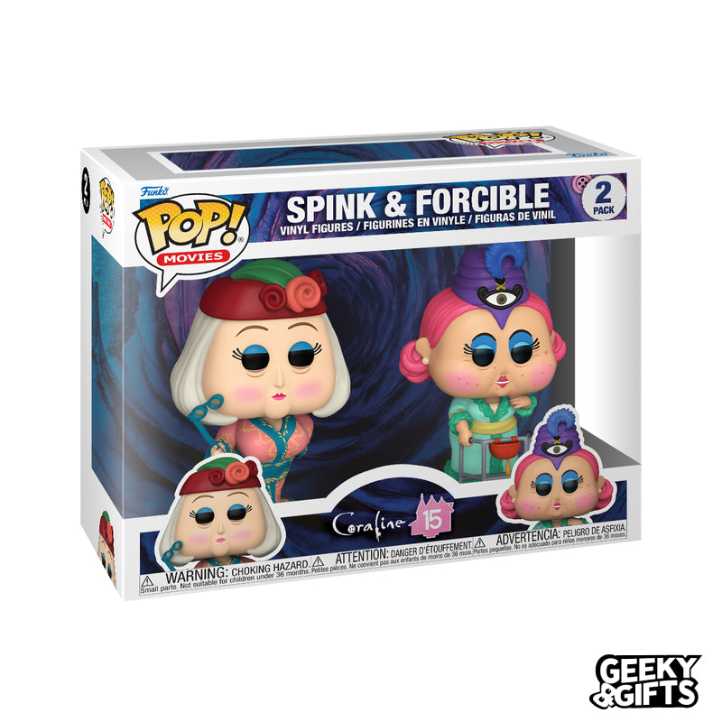 Preventa Funko Pop Movies: Coraline - Spink and Forcible 2 Pack