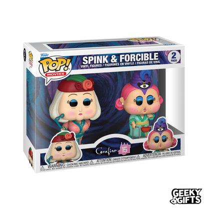 Preventa Funko Pop Movies: Coraline - Spink and Forcible 2 Pack