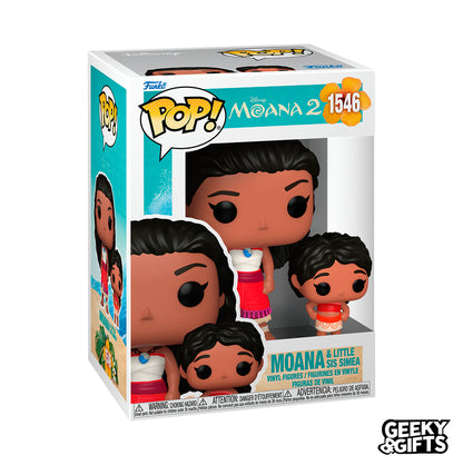 Preventa Funko Pop Disney: Moana 2 - Moana and Little Sis Simea 1546