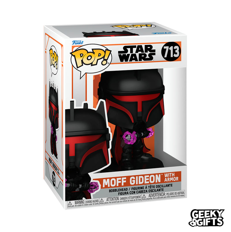 Funko Pop Star Wars: The Mandalorian - Moff Gideon with Armor 713